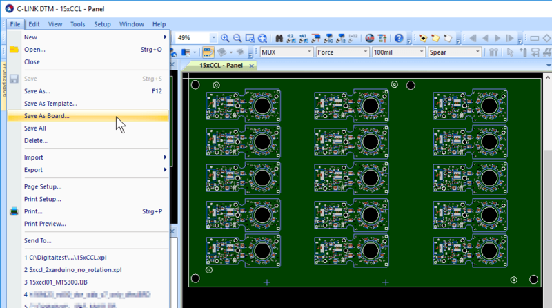 panel testing panelization software