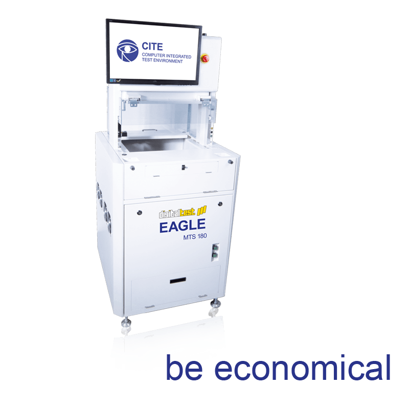 In-Circuit Testsystem mit pneumatischer Presse